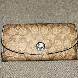 Coach Brown Signature Wallet